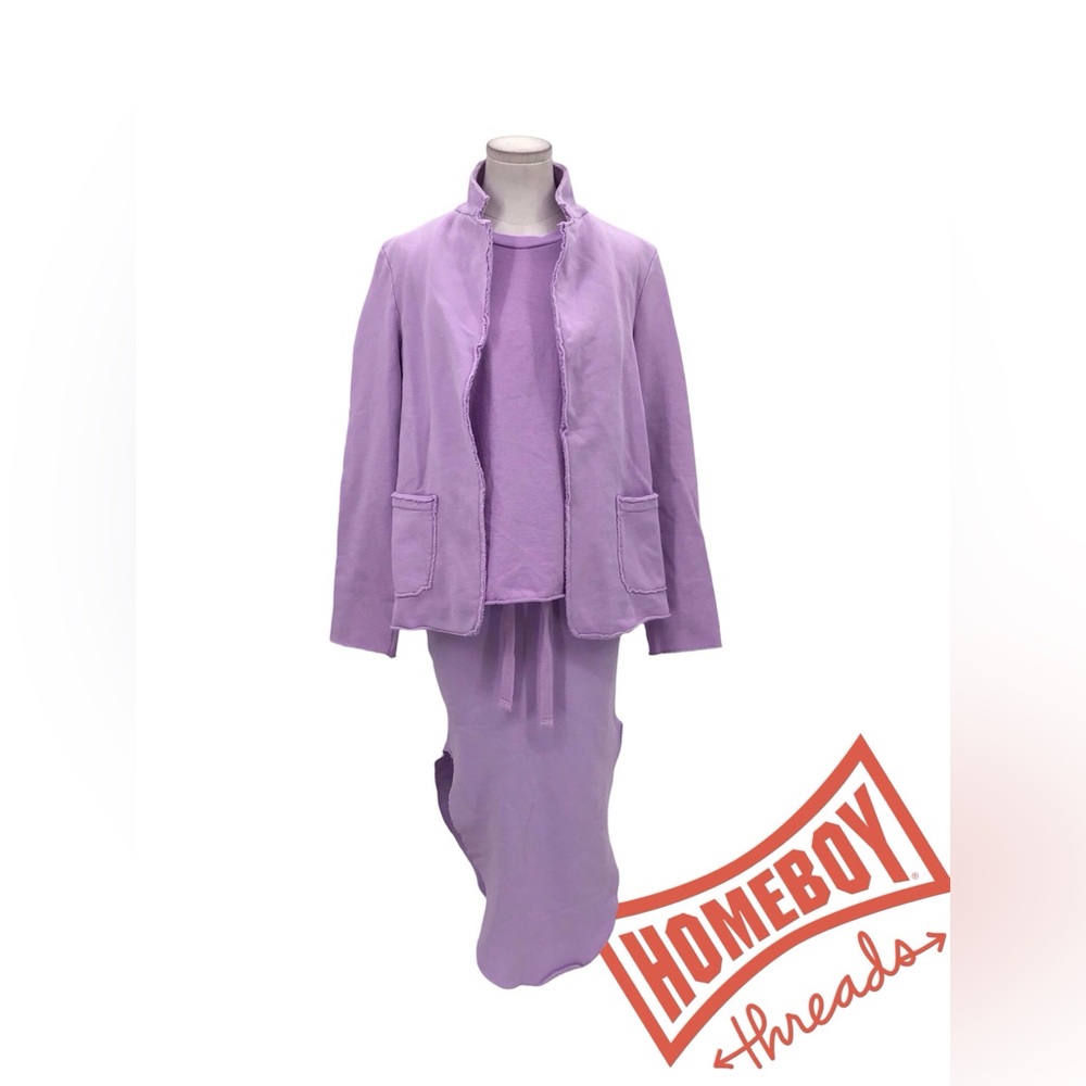 Frank & Eileen Women's Purple Jacket set size small